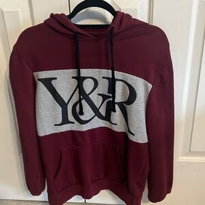 Young & Reckless Maroon Hoodie
